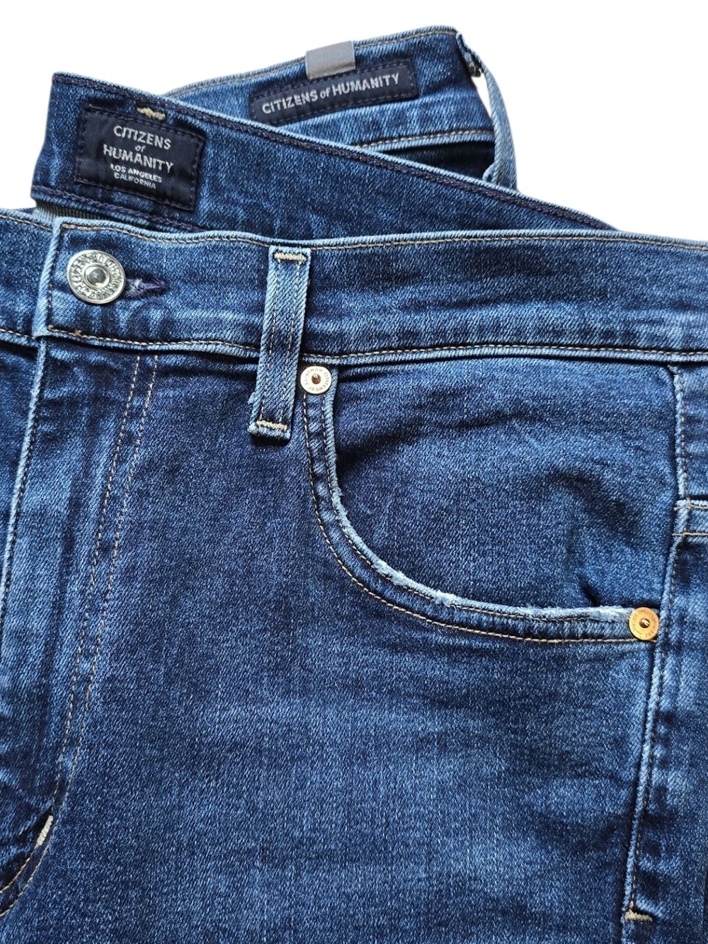 Citizens of Humanity Jeans Size 30 Blue Chloe Mid Rise Super Flare - Picture 7 of 16